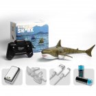 2.4g Remote Control Shark Boat with Led Light Summer Water Toys