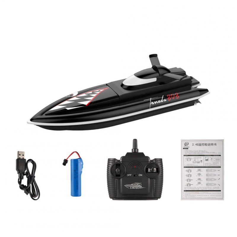 2.4g Remote Control Shark Boat High Speed Yacht Children Racing Boat