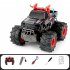 2 4g Remote Control Amphibious Climbing Car 4wd Long Battery Life Double Sided Stunt Vehicle Red