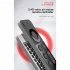 2 4g Wireless Air Mouse Keyboard W3 Intelligent Voice Remote Control Infrared Learning Controller Replacement Black