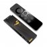 2 4g Wireless Air Mouse Keyboard W3 Intelligent Voice Remote Control Infrared Learning Controller Replacement Black