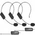 2 4g Wireless Headset Microphone Rechargeable Voice Amplifier Loudspeaker Lavalier Microphone For Teacher Teaching 2 in 1