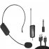 2 4g Wireless Headset Microphone Rechargeable Voice Amplifier Loudspeaker Lavalier Microphone For Teacher Teaching 2 in 1