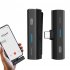 2 4g Wireless Lavalier Microphone Noise Reduction Portable Audio Video Recording Mini Mic for IOS 1 to 1
