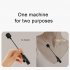 2 4g Wireless Lavalier Microphone Portable Lightweight Clip On Microphones Live Streaming One to Two