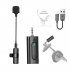 2 4g Wireless Lavalier Microphone Portable Lightweight Clip On Microphones Live Streaming One to Two