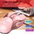 2 4g Wireless Mouse 3 speed 1600dpi Adjustable 4d Built in 500mah Battery Rechargeable Gaming Mouse Pink