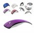 2 4g Wireless Mouse Portable Foldable Notebook Computer Accessory purple