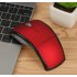 2 4g Wireless Mouse Portable Foldable Notebook Computer Accessory red