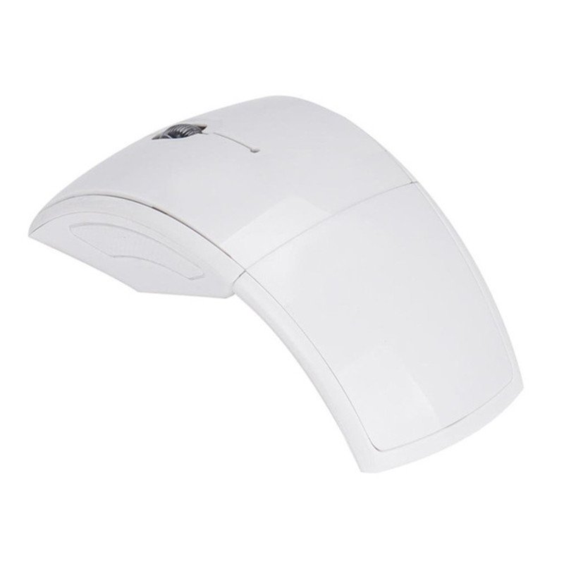 2.4g Wireless Mouse Portable Foldable Notebook Computer Accessory white