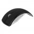 2 4g Wireless Mouse Portable Foldable Notebook Computer Accessory black