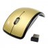 2 4g Wireless Mouse Portable Foldable Notebook Computer Accessory black