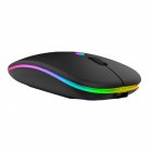 2.4G Wireless Mouse Usb Rechargeable Bluetooth RGB Silent Mouse
