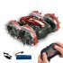 2 4ghz Amphibious Remote Control Car Wireless Electric Double sided Stunt Off road Vehicle Toys for Kids Red