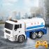 2 4ghz Anti interference Remote  Control  Sprinkler  Toy Simulation Sound Light Engineering Cleaning Vehicle Model For Boys Children RC Car  can spray water 