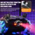 2 4ghz RC Stunt Car with Camera Multi functional Rechargeable Drift Car with Music Spray Green