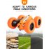 2 4ghz Remote Control Car Double Sided Tumbling 360 Degree Rotating Stunt Car With Light Gifts For Children green