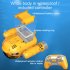 2 4ghz Remote Control Motorboat Waterproof Spray Swimming Pool Bathing RC Steamboat Toys Yellow