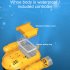 2 4ghz Remote Control Motorboat Waterproof Spray Swimming Pool Bathing RC Steamboat Toys Yellow