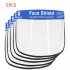 2 5 10PCS Face Shield Transparent Face Guard Spittle Prevention Masks Anti Splash Protective Mask Cooking Face Covers 5pcs