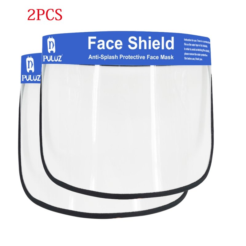 2/5/10PCS Face Shield Transparent Face Guard Spittle Prevention Masks Anti-Splash Protective Mask Cooking Face Covers 2pcs