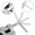 2 5 Inch Aluminum Vise Flat Pliers  Woodworking Operation Fixed Clip Hand Tool  Double Track Precision Clamping Work Bench Vise For Woodworking Milling Machine 