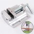 2 5 Inch Aluminum Vise Flat Pliers  Woodworking Operation Fixed Clip Hand Tool  Double Track Precision Clamping Work Bench Vise For Woodworking Milling Machine 