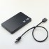 2 5 Inch External Hard Drive Enclosure USB 3 0 5Gbps Hard Drive Case Adapter Tool Free Portable For SATA HDD SSD black
