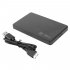 2 5 Inch External Hard Drive Enclosure USB 3 0 5Gbps Hard Drive Case Adapter Tool Free Portable For SATA HDD SSD black