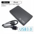 2 5 Inch External Hard Drive Enclosure USB 3 0 5Gbps Hard Drive Case Adapter Tool Free Portable For SATA HDD SSD black
