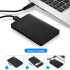2 5 Inch Hard Drive Enclosure SATA HDD SSD Caddy Case to USB 3 0 for LAPTOP DVR black