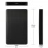 2 5 Inch Hard Drive Enclosure SATA HDD SSD Caddy Case to USB 3 0 for LAPTOP DVR black