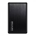 2 5 Inch SSD HDD Case SATA to USB 3 0 Adapter Hard Driver Enclosure Alloy Support 6TB HDD Disk black