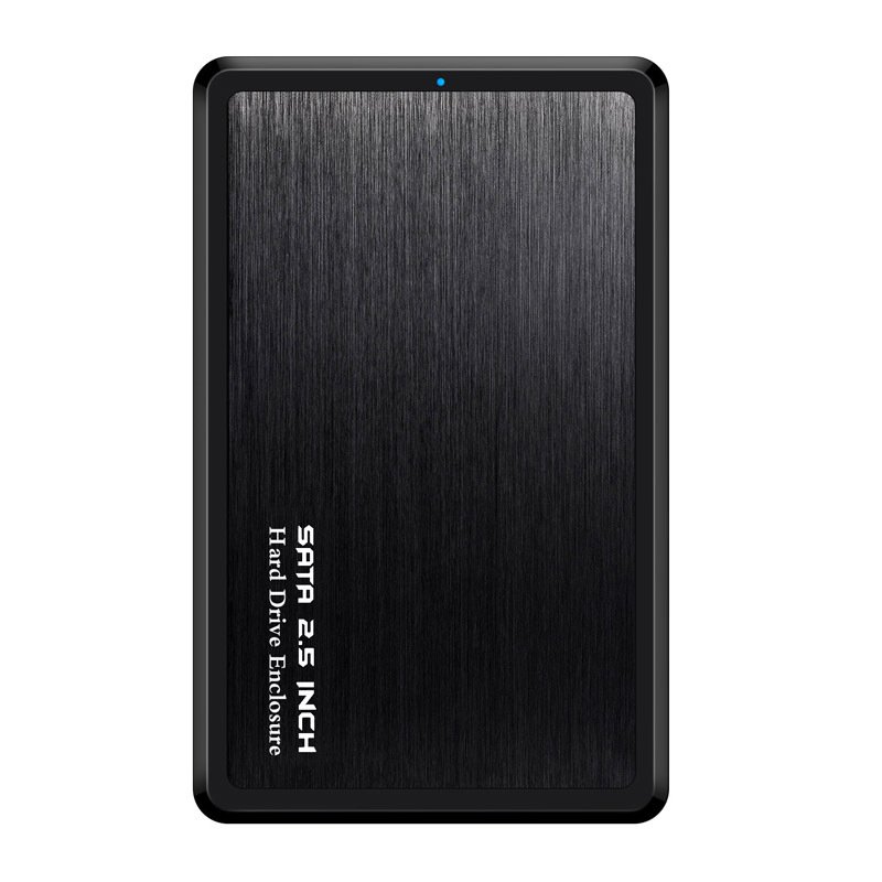 2.5 Inch SSD HDD Case SATA to USB 3.0 Adapter Hard Driver Enclosure Alloy Support 6TB HDD Disk black