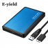 2 5 Inch SSD HDD Case SATA to USB 3 0 Adapter Hard Driver Enclosure Alloy Support 6TB HDD Disk black