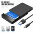 2 5 Inch Usb3 0   Type C Mobile Hard Disk Enclosure Maximum Support 6tb Uasp 6gbps External Hard Drive Case USB3 0