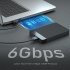 2 5 Inch Usb3 0   Type C Mobile Hard Disk Enclosure Maximum Support 6tb Uasp 6gbps External Hard Drive Case USB3 0