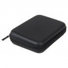 2.5-inch Mobile Hard Disk Storage Bag Multi-functional Earphone Protective Case Data Cable Box Pouch black