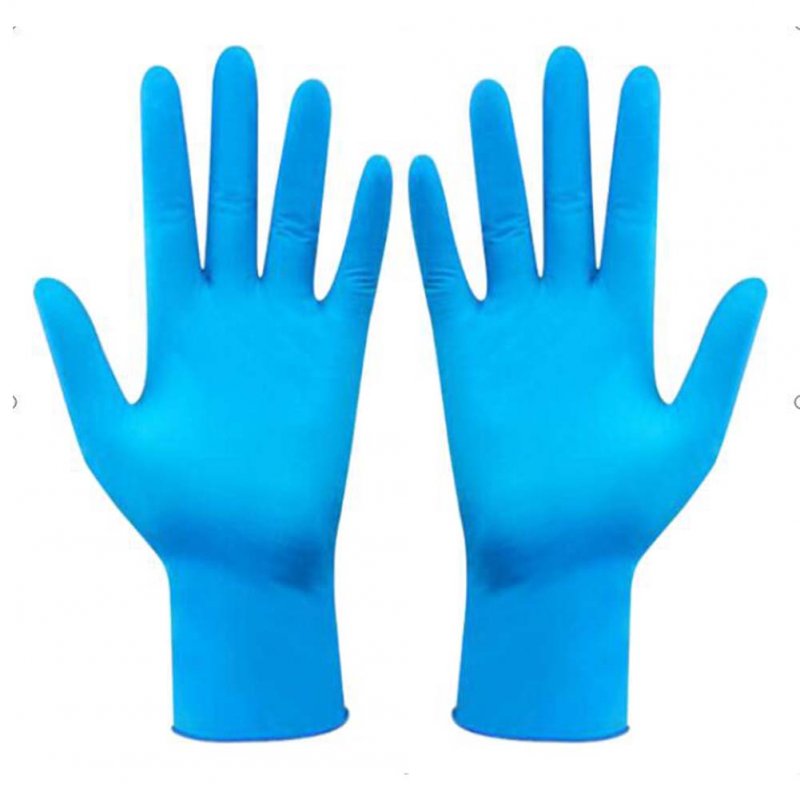 2/50/100PCS Disposable Gloves Bacteria Control Dustproof Medical Gloves for Cleaning Blue S_2PCS