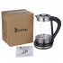 2 5L Electric Glass Kettle HD 2005D 110V 1500W Fast Boiling Stainless Steel Hot Water Heater with Filter U S  plug