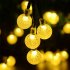 2 5cm Crystal  Ball  Lamps With Solar Energy Led For Outdoors Garden Of 5m Or 9 5m With 20 Or 50 Lamps 5m 20 lights  2 5CM  solar