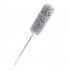 2 5m Microfiber Telescopic  Brush Household Dust Cleaning Tool Ceiling Duster 1 3m  gray and white gypsophila  packed in kraft carton