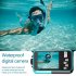 2 7 Inch Action Camera 1080 60fps 24mp Waterproof Shockproof Recording Sport Digital Cameras yellow