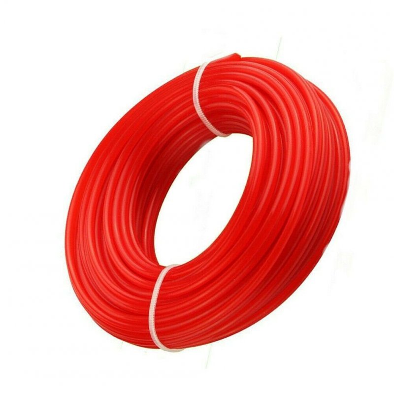 2.7mm*15m Nylon  Cord For Lawn Mower Trimmer Head 77656 Replacement Parts Red