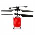 2 Channels Infrared Handle Remote controlled Helicopter with Gyroscopes Mini Airplane Model Cartoon Intellectual Toy red