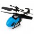 2 Channels Infrared Handle Remote controlled Helicopter with Gyroscopes Mini Airplane Model Cartoon Intellectual Toy blue