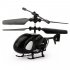 2 Channels Infrared Handle Remote controlled Helicopter with Gyroscopes Mini Airplane Model Cartoon Intellectual Toy black
