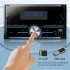 2 Din 12V Car Radio Stereo Remote Control Audio Music MP3 Player Hands Free Calling 7 Colored Button Lights black