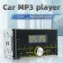 2 Din 12V Car Radio Stereo Remote Control Audio Music MP3 Player Hands Free Calling 7 Colored Button Lights black