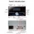 2 Din 12V Car Radio Stereo Remote Control Audio Music MP3 Player Hands Free Calling 7 Colored Button Lights black